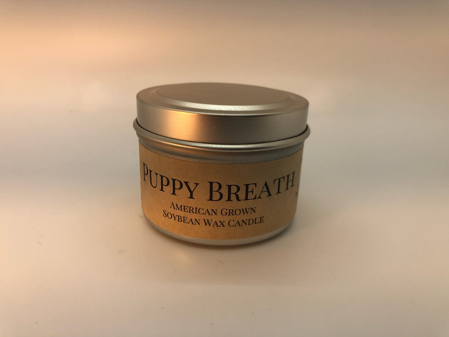 Puppy Breath Soy Candle | 2 oz Travel Tin